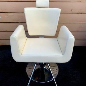 White Salon chair. Take as is.